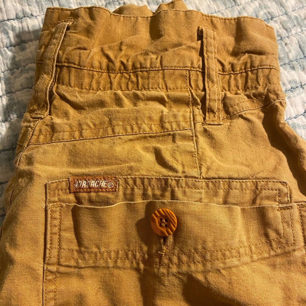 Vintage high waisted orange mom short!!